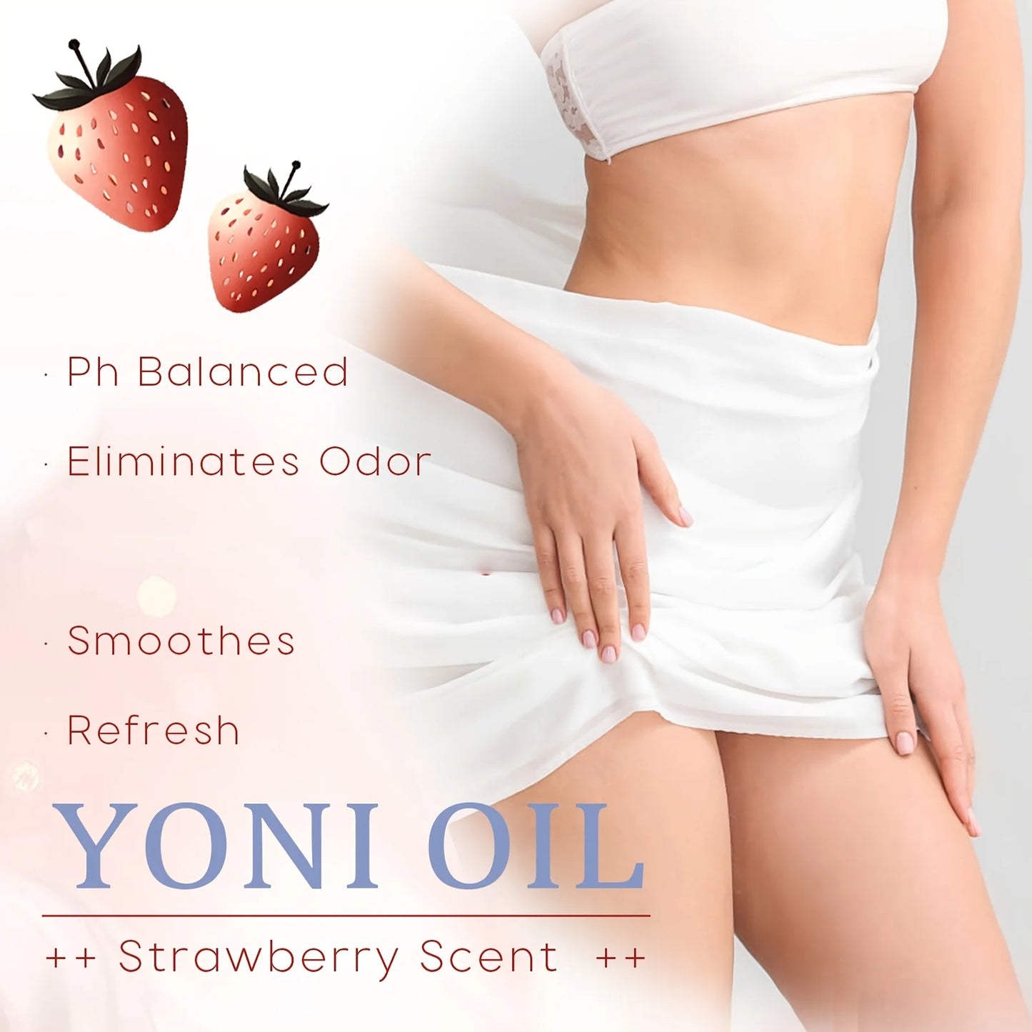 Women's Intimate Care Essential Oil Set - 2x1.01oz Odor Itching Relief Firming Sensitive Skin