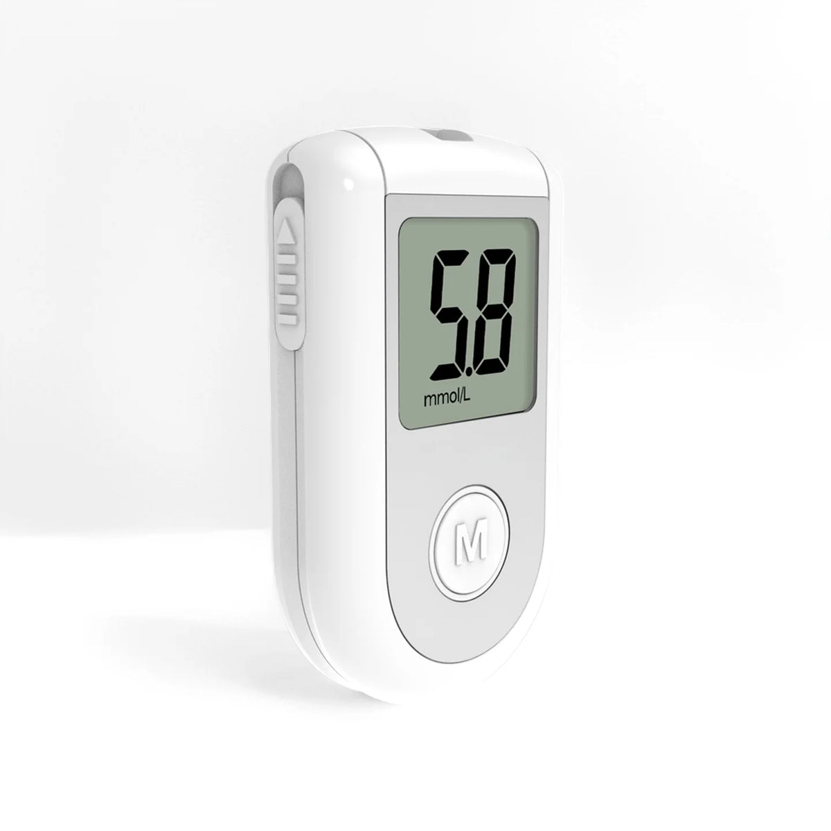 New Blood Glucose Meter Kit No Coding with 50pcs Strips Lancets 0.7ul 5s Fast Results Memory Blood Sugar Monitor for Home Use Tool