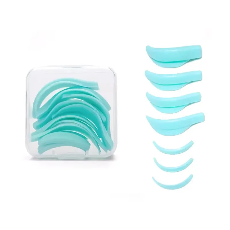 Wholesale 7Pairs Silicone Eyelashes Perming Curler Reusable Lash Lift Shield Pads Eyelash Lifting Tools Eyelash Perming Pads