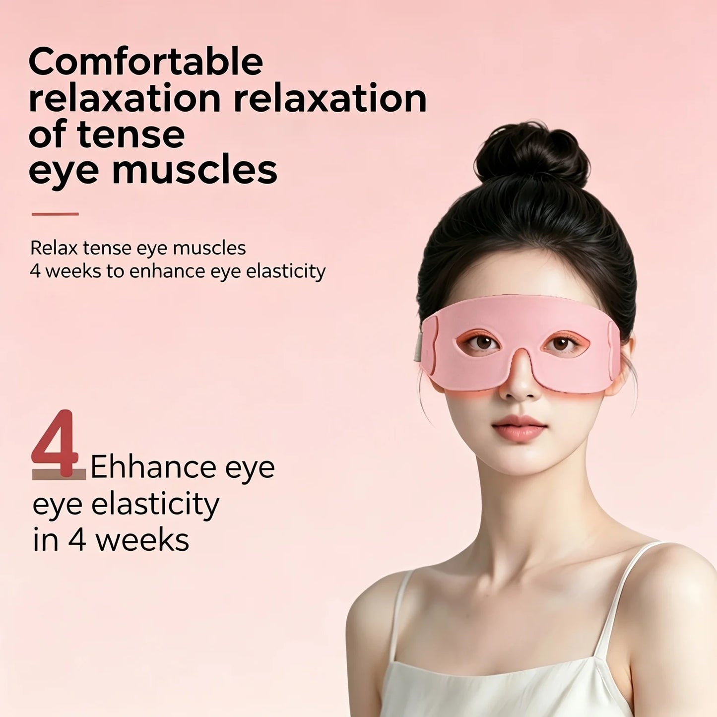 Eye Massager Silicone Eye Firming Device with 7color LED USB charging Relieves Eye Fatigue Enhances Skin Elasticity&Anti-wrinkle