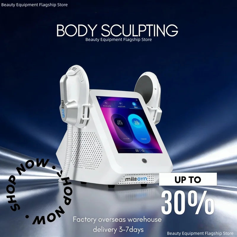 Newest Myoslim Neo RF Sculpting Butt Lift EMS Machine 6500W Muscle Stimulator Body Shaping Massage Equipment