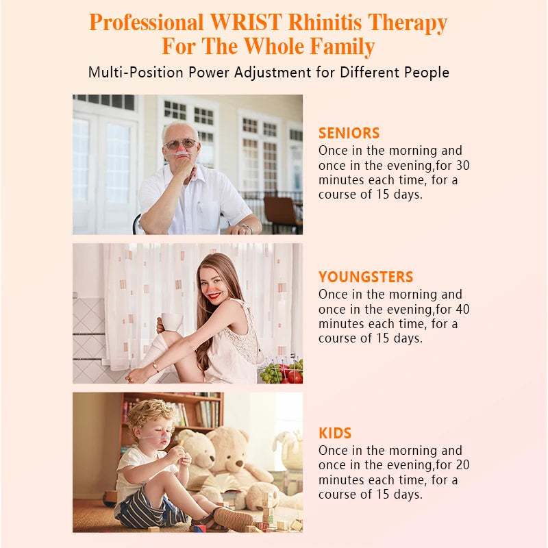 Laser Watch Therapy 650nm Diabetic Watch Semiconductor Laser Treatment for High Blood Pressure Congested Nose Rhinitis