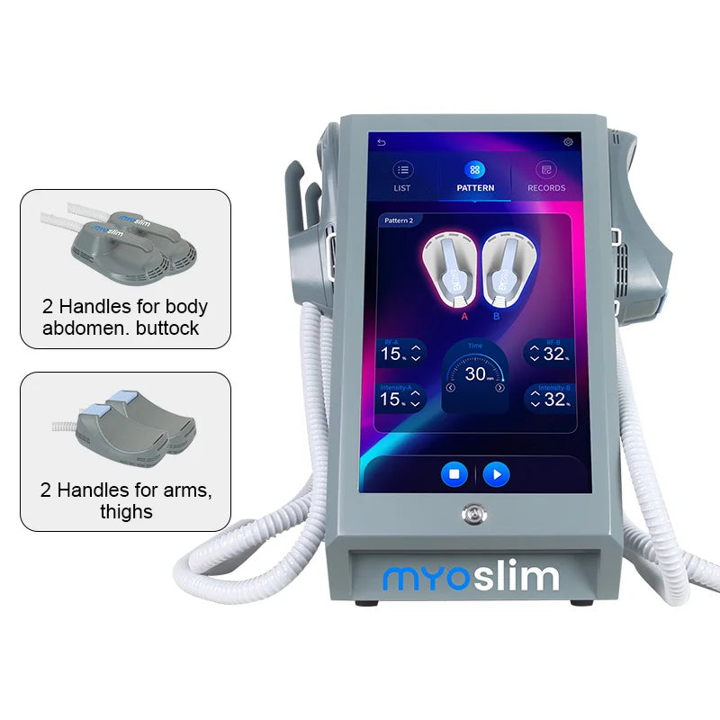 Myoslim Neo Portable Body Slimming EMS Machine Electromagnetic Muscle Stimulate Fat Removal Build Muscle.