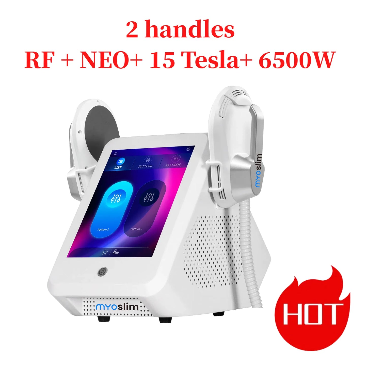 Newest Myoslim Neo RF Sculpting Butt Lift EMS Machine 6500W Muscle Stimulator Body Shaping Massage Equipment