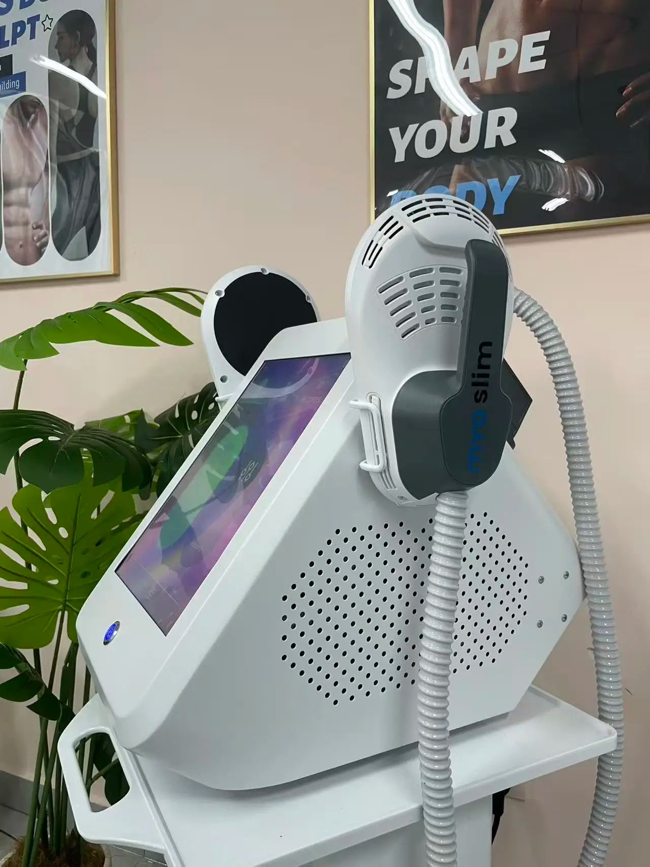 Newest Myoslim Neo RF Sculpting Butt Lift EMS Machine 6500W Muscle Stimulator Body Shaping Massage Equipment