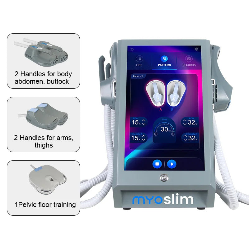 Myoslim Neo Portable Body Slimming EMS Machine Electromagnetic Muscle Stimulate Fat Removal Build Muscle.