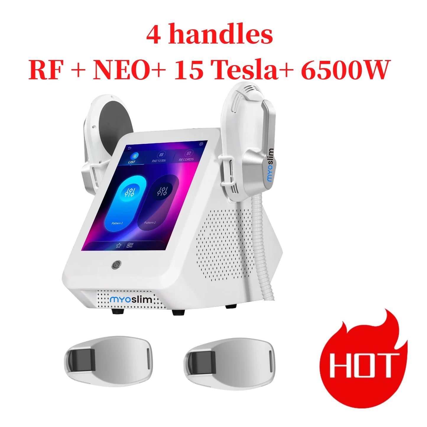 Newest Myoslim Neo RF Sculpting Butt Lift EMS Machine 6500W Muscle Stimulator Body Shaping Massage Equipment