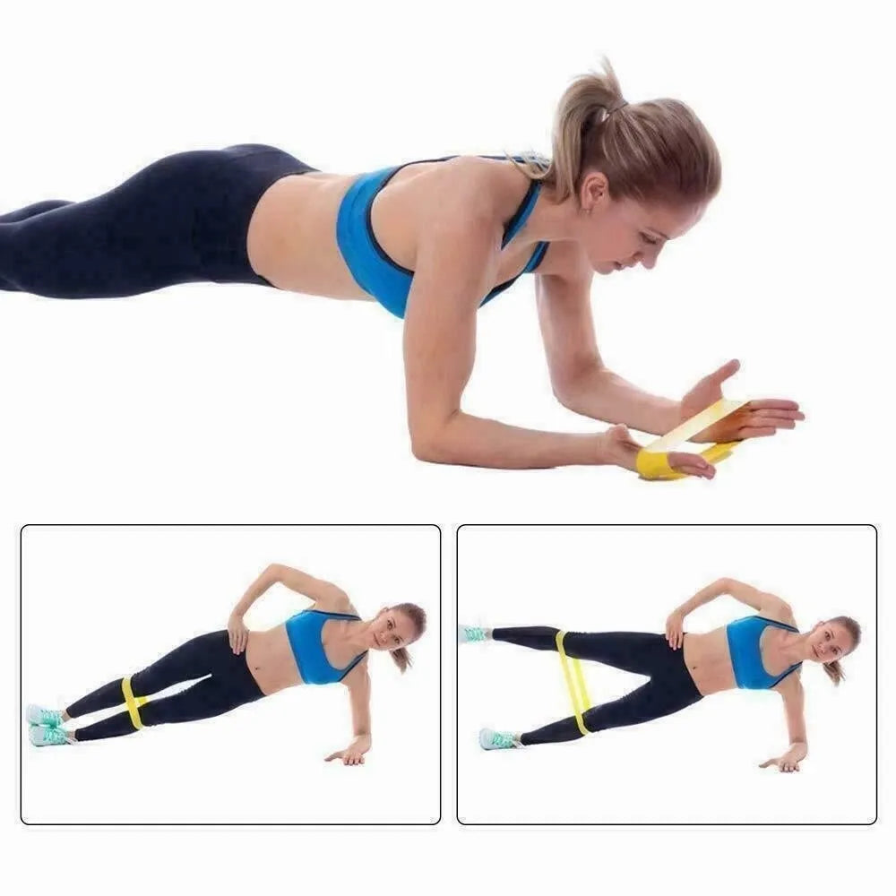 Resistance Bands Set Loop Exercise Yoga Elastic Fitness Band for Gym Workout Strength Training