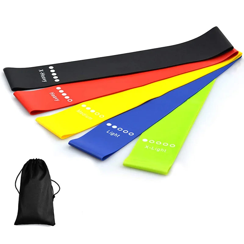 Resistance Bands Set Loop Exercise Yoga Elastic Fitness Band for Gym Workout Strength Training