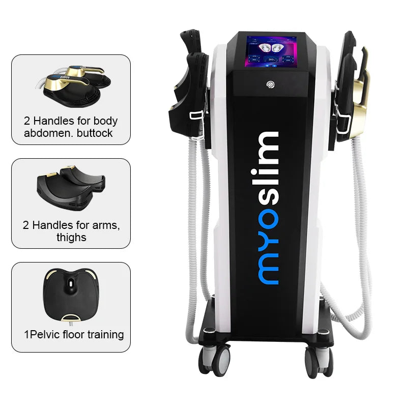 EMS New 15 Tesla 6500W Hi--Emt MYOslim Portable Muscle Slimming And Weight Loss Engraving Body Sculpting Machine Salon