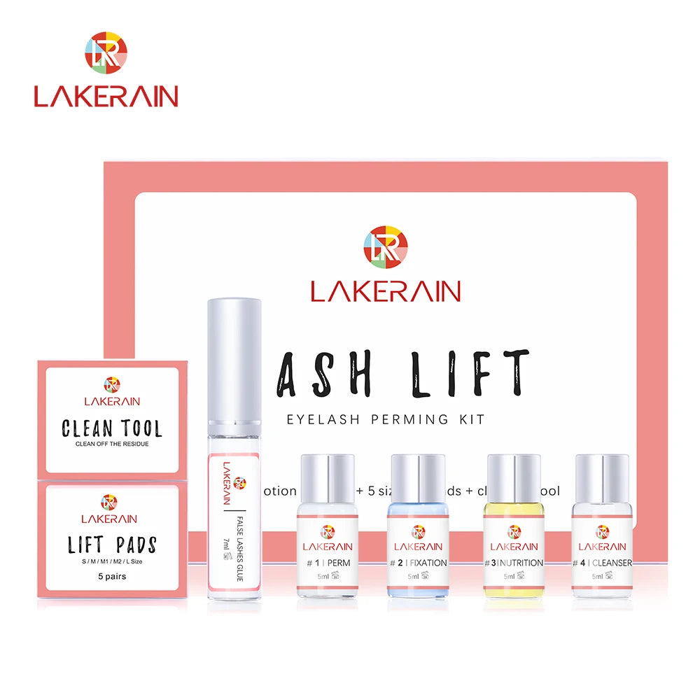 Lash Lift Kit Semi-Permanent Lasting Eyelash Lifting Perming Lotion Fixation Glue Curly Lasher Beauty Salon Home Use Pro Kit