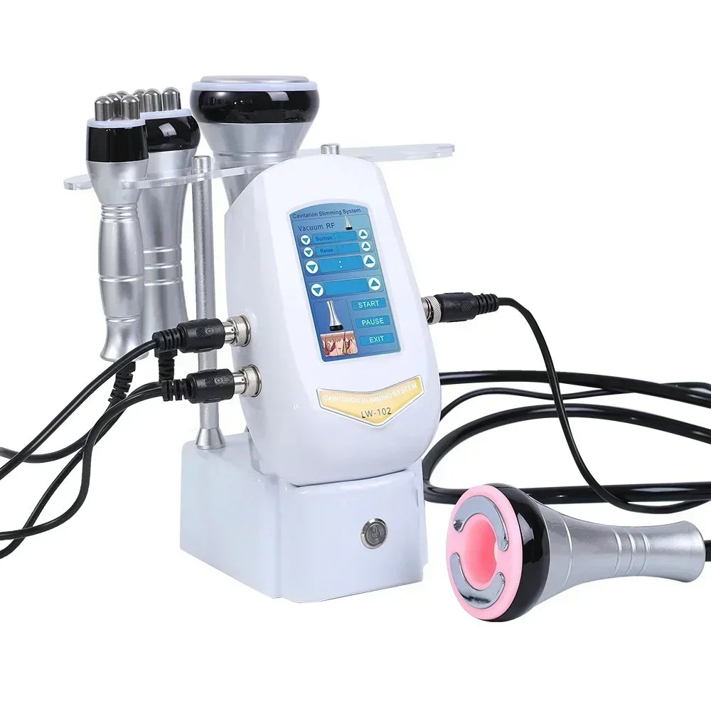 4 IN 1 40K  Ultrasonic Cavitation Vacuum Multi-pole Radiofrequency Beauty Weight Loss Instrument New Ultrasonic Liposuction Mach