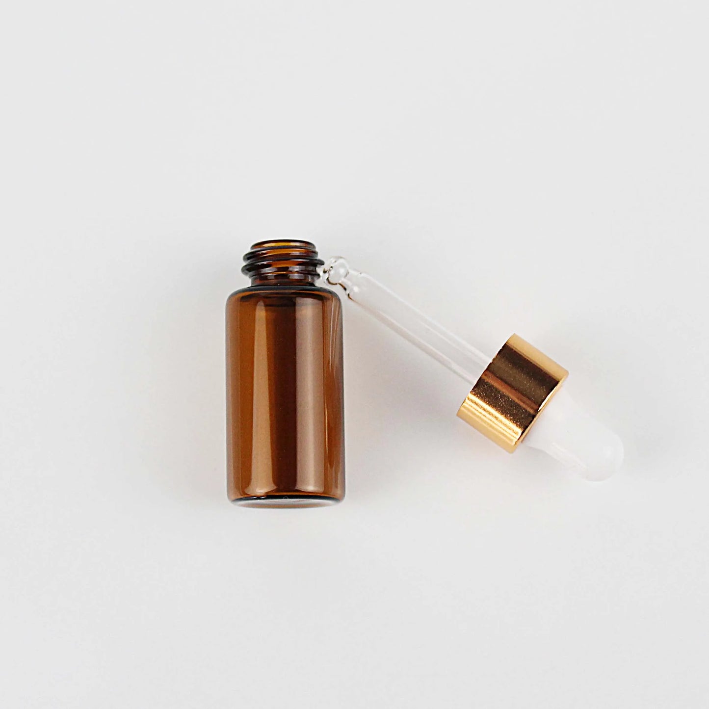 100Pcs/Sets 1/2/3/5ml Mini Dropper Bottles With Cap for Essential Oil Aromatherapy Bottles Refillable Reagent Pipettes Bottles