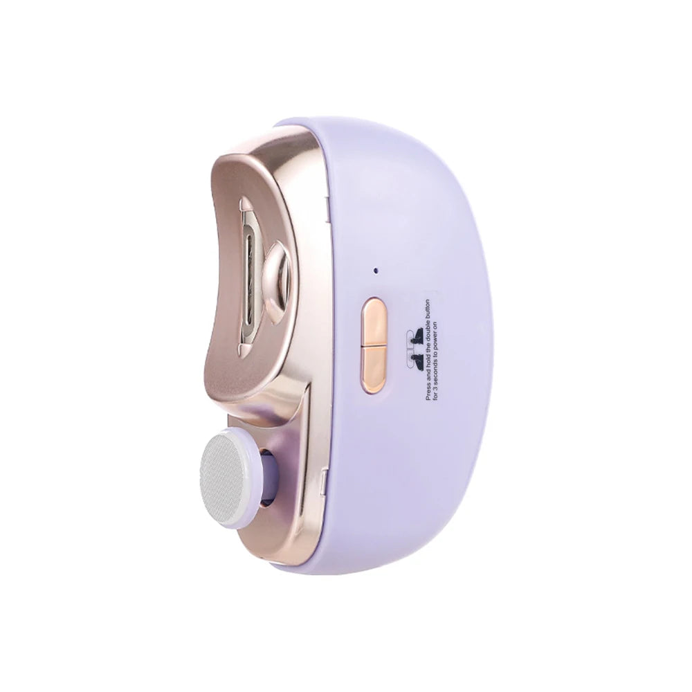 Electric Nail Clipper 2-in-1 Manicure Polishing Machine for Adult And Baby Fingernails - Automatic Trimmer And Cutter Grinder
