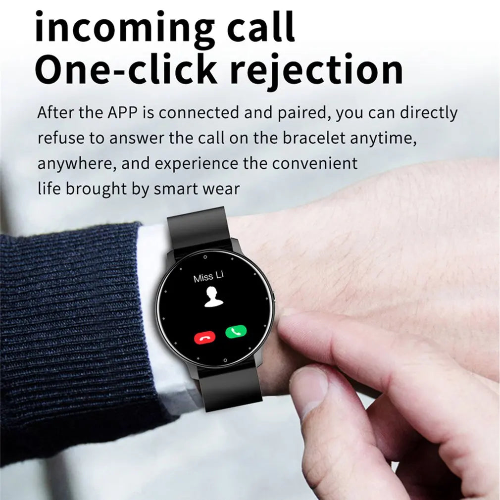 Hot ZL02 Smart Watch Full Screen Sport Fitness Watch IP67 Waterproof Information Reminder Multifunctional Watch Dropshipping
