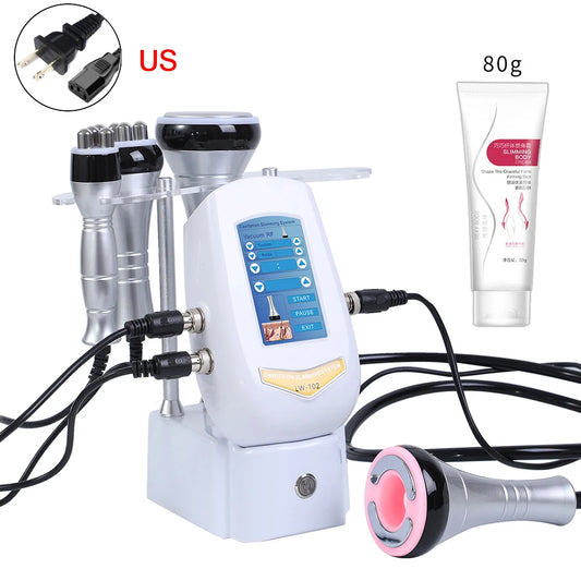 4 IN 1 40K  Ultrasonic Cavitation Vacuum Multi-pole Radiofrequency Beauty Weight Loss Instrument New Ultrasonic Liposuction Mach