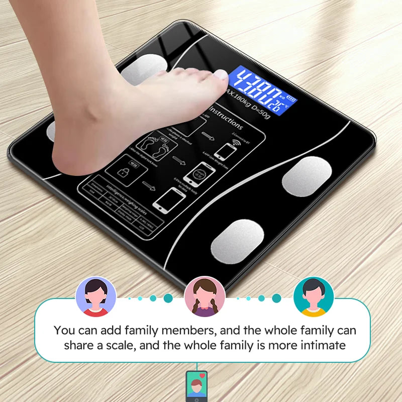 Weight Scale LED Special Electronic Body Fat Scale Professional Fat Smart Body Fat Scale for Weight Measurement Health Inquiry