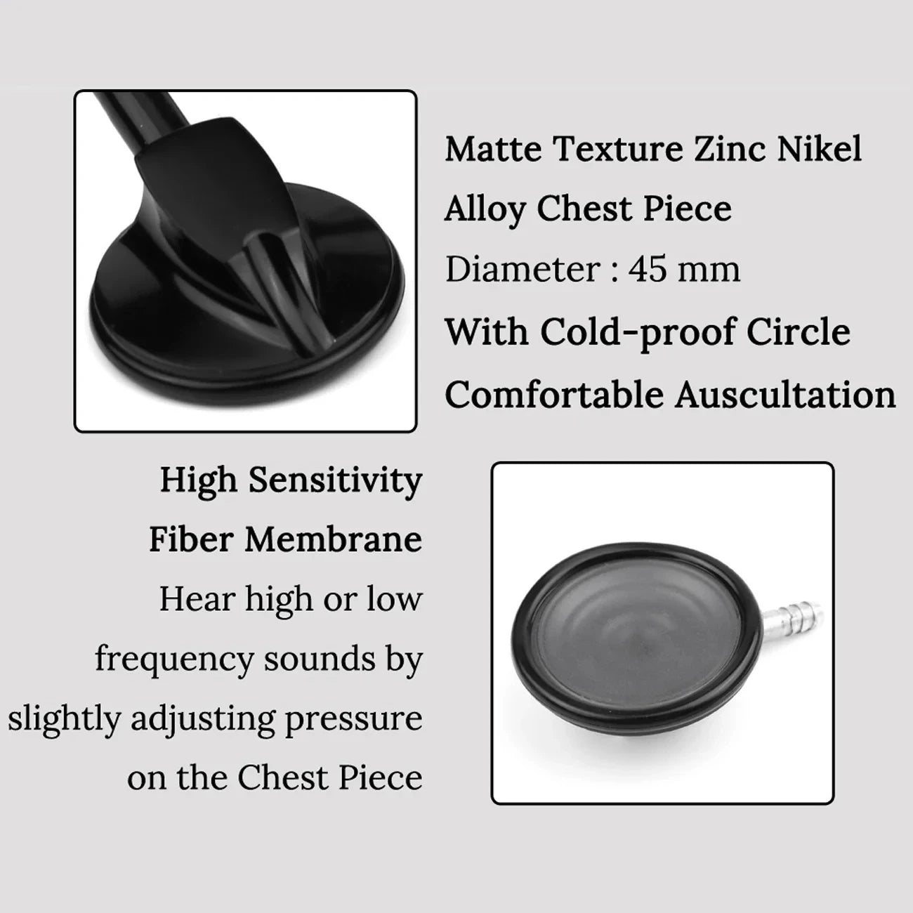 Single Head Professional Doctor Medical Stethoscope Heart Lung Cardiology Stethoscope Nurse Student Vet Medical Equipment Device