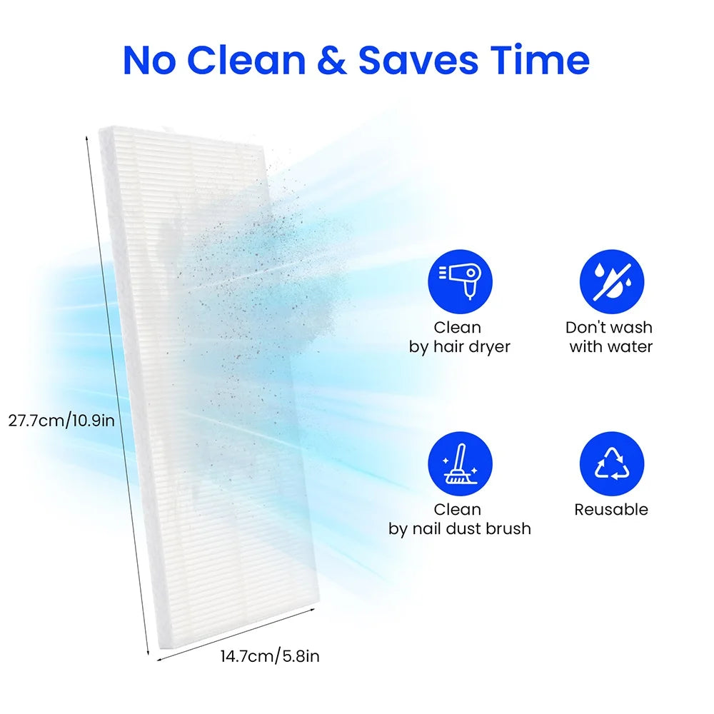 Brushless Nail Dust Collector Dual Turbo Fans Nail Vacuum Cleaner 5-Level Suction Two Hands Nail Dust Extractor Fans for Nail Salon Manicure Table