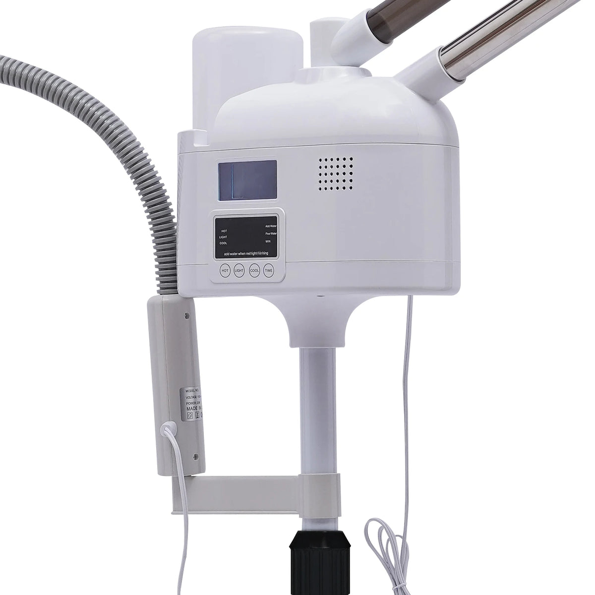 3 in 1 Nano Ionic Facial Steamer with Hot Cold Mist Sprayer Portable Skin Care Device for Salon Spa Mobile Skin Treatment Equipment