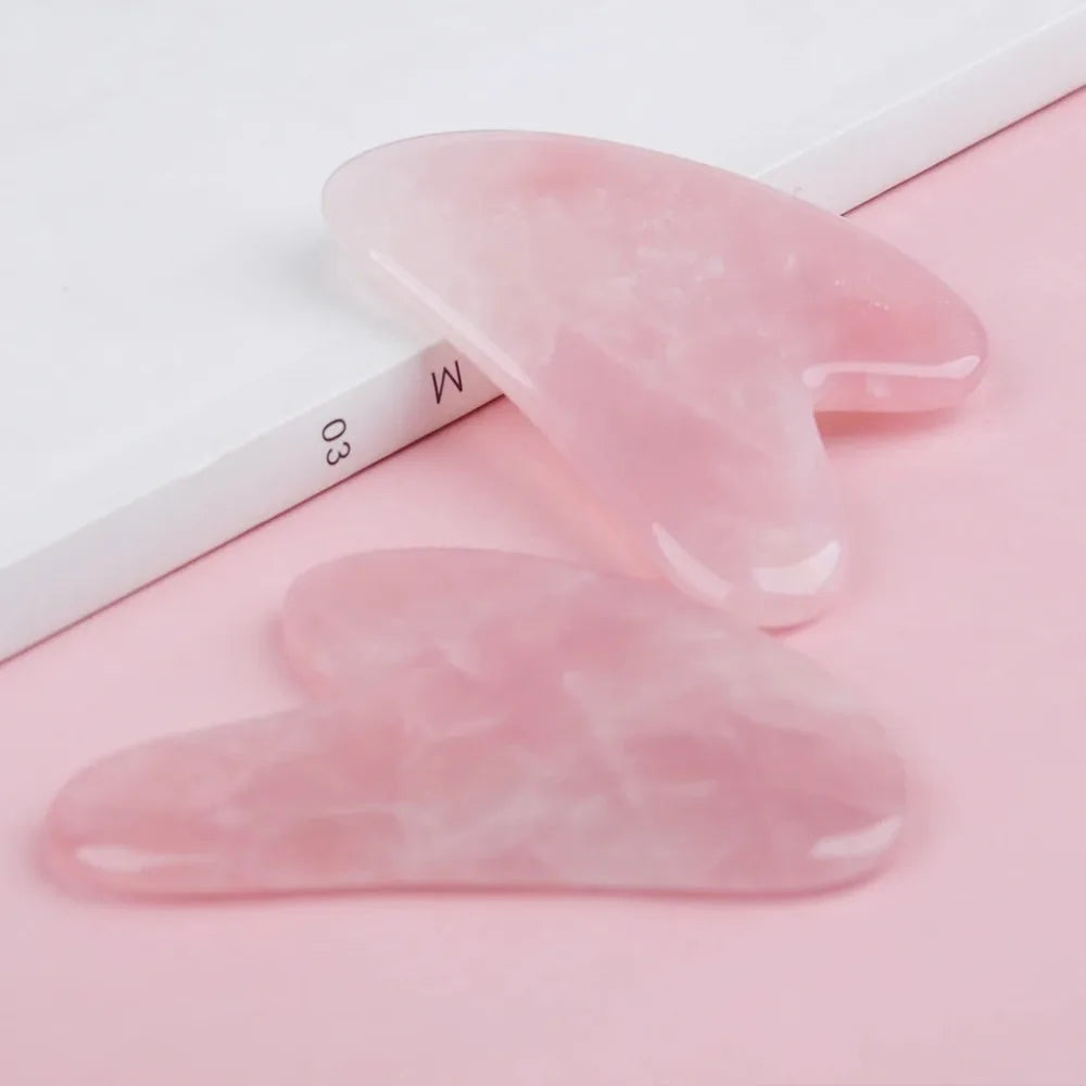 Smooth Natural Jade Gua Sha Board Portable Home Facial SPA Massage Tool Gentle Daily Skin Care Unisex Beauty Accessory