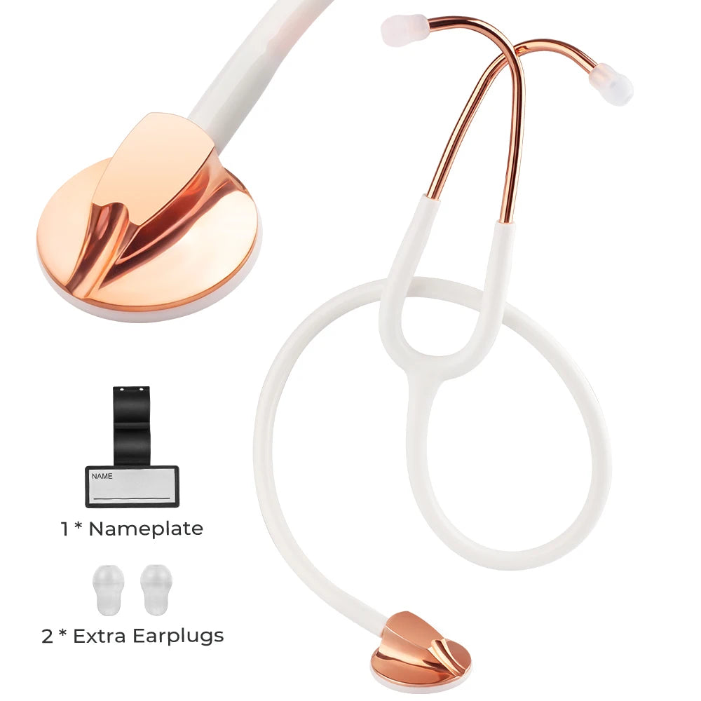 Single Head Professional Doctor Medical Stethoscope Heart Lung Cardiology Stethoscope Nurse Student Vet Medical Equipment Device