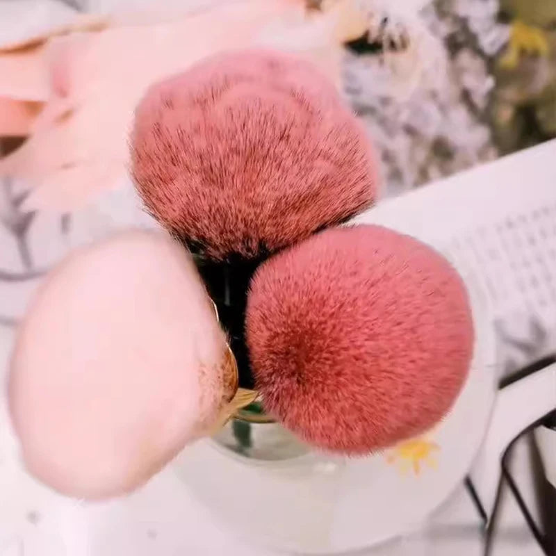 2pc-Rose Soft Brush, Nail Art Special, Nail Dust Brush, Gel Nail Polish Dust Cleaning Brush, Nail Art Tools