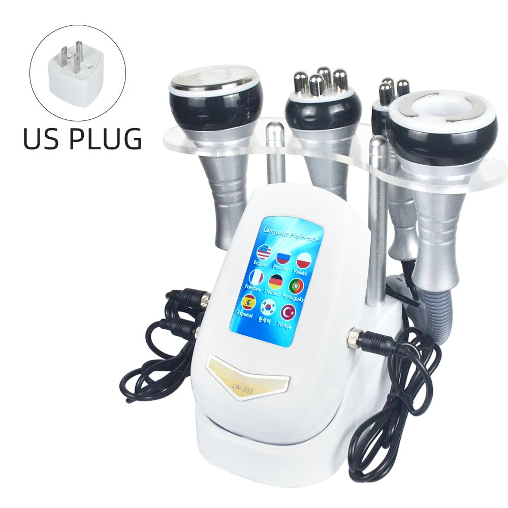 4IN1 Cavitation Body Slimming 40K Machine Beauty Massager Skin Tighten Face Lifting Vacuum Suction