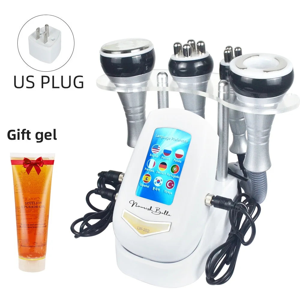 Nourishbel 4in1 40k KIM 8 Cavitation Machine, Fast Delivery in the United States, Will Present A Bottle of Gel as A Gift, US PLUG