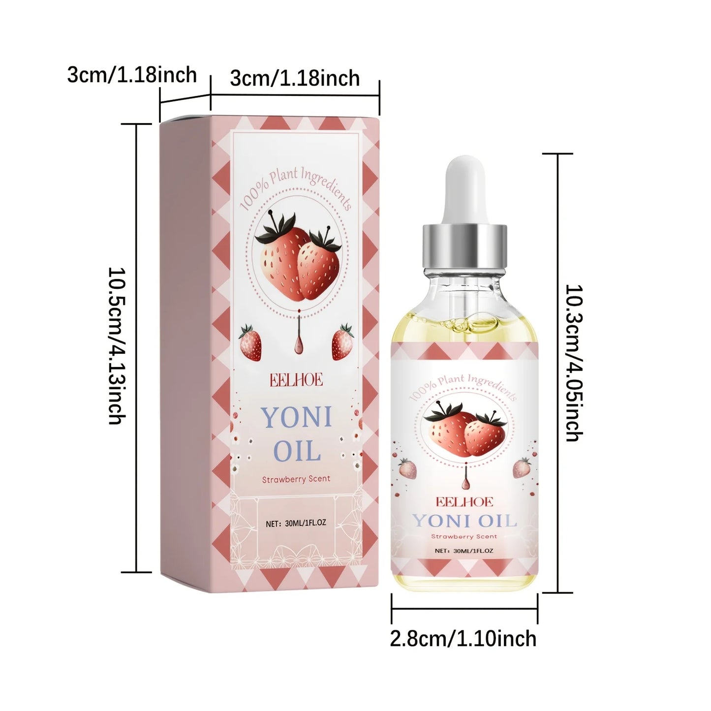 Women's Intimate Care Essential Oil Set - 2x1.01oz Odor Itching Relief Firming Sensitive Skin