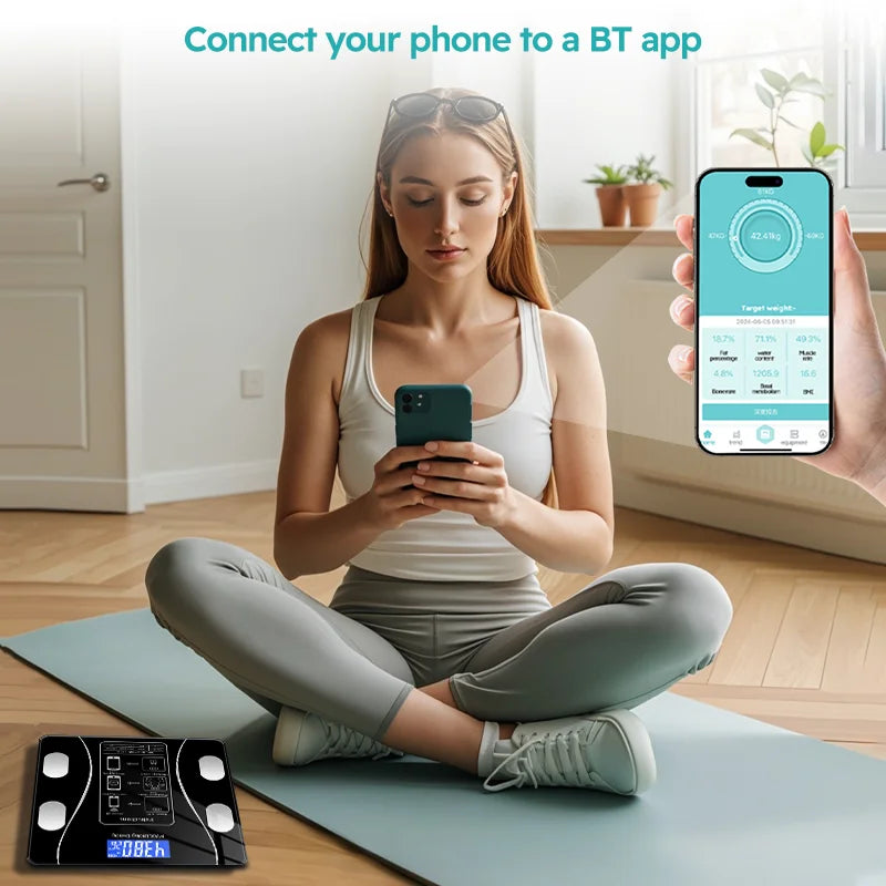 Weight Scale LED Special Electronic Body Fat Scale Professional Fat Smart Body Fat Scale for Weight Measurement Health Inquiry