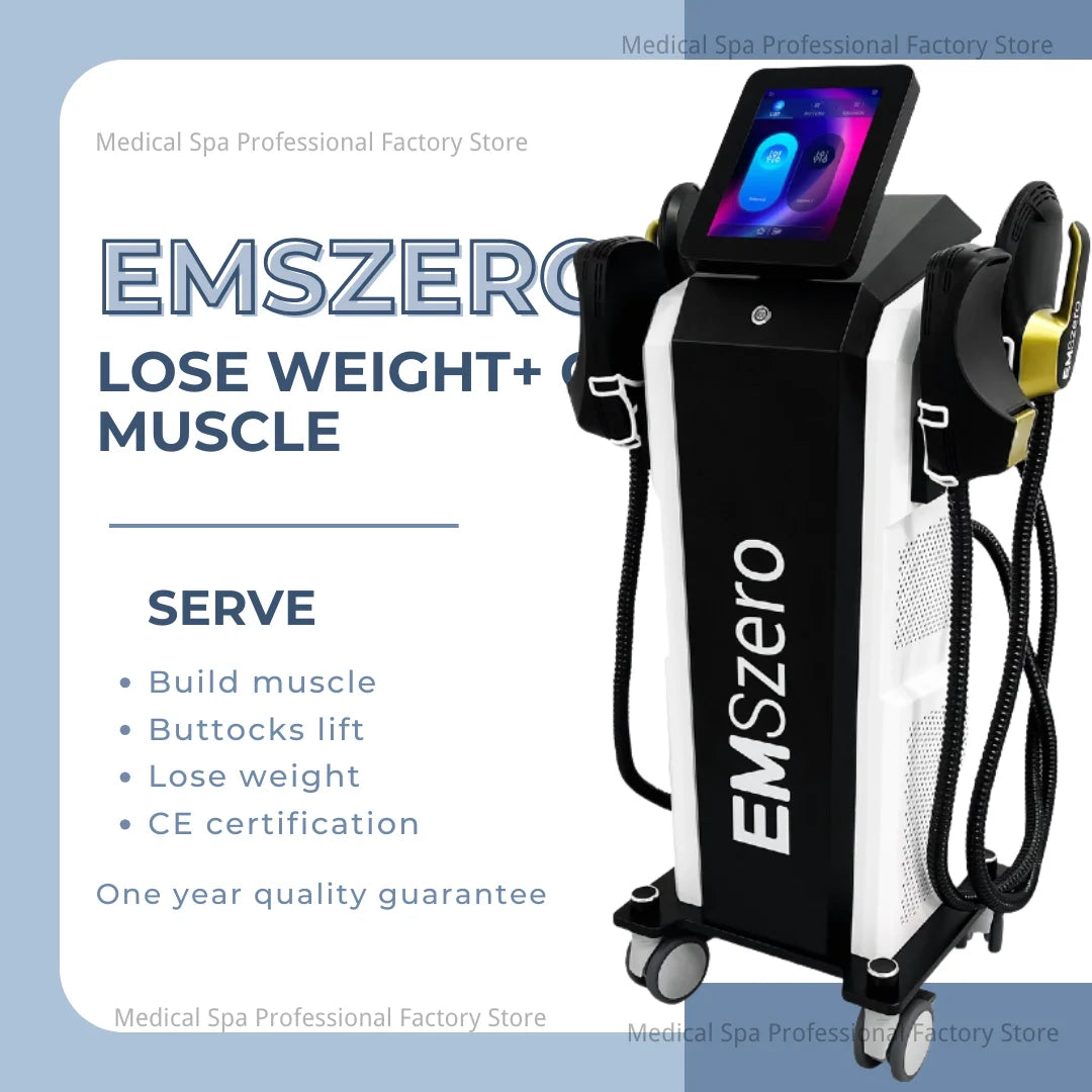 15 Tesla EMS Machine 6500W Muscle Stimulator Body Slimming Emszero Technology Sculpting Salon RF NOVA Abdomel