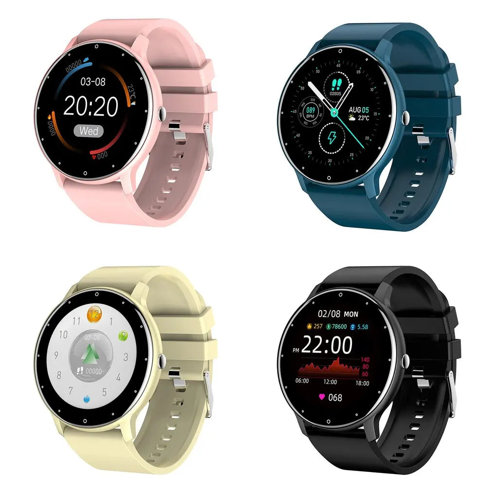 Hot ZL02 Smart Watch Full Screen Sport Fitness Watch IP67 Waterproof Information Reminder Multifunctional Watch Dropshipping