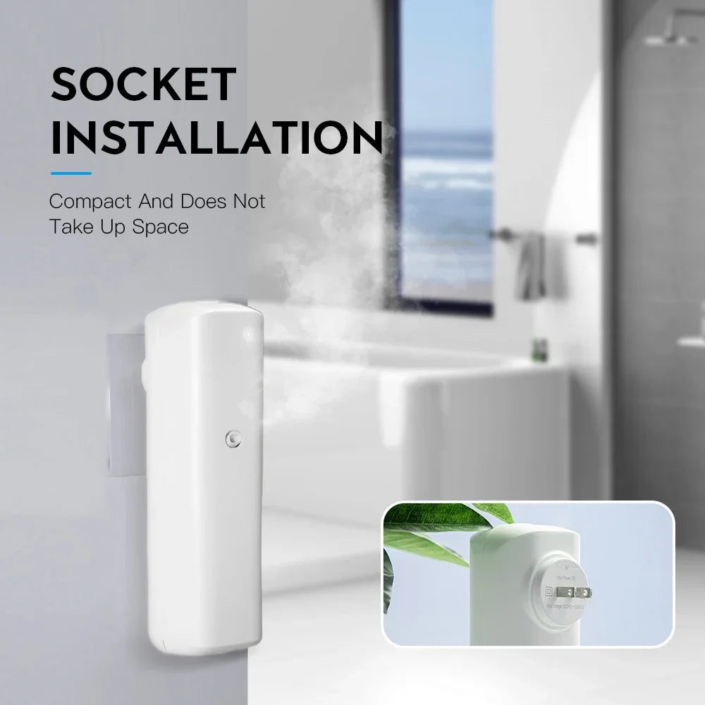 Fragrance Diffuser Coverage 300m³ Plug In Wall Waterless Essential Oil Diffuser Home Fragrance Smart Bluetooth Scent Air Machine