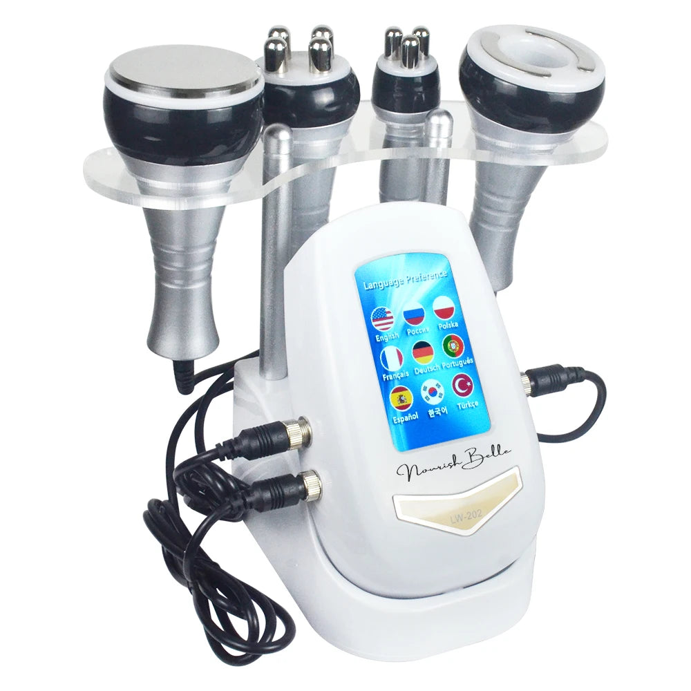 Nourishbel 4in1 40k KIM 8 Cavitation Machine, Fast Delivery in the United States, Will Present A Bottle of Gel as A Gift, US PLUG