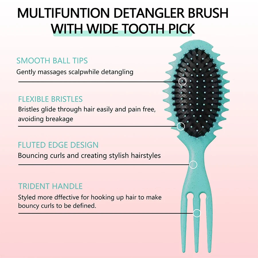Keratin Protein Hair Serum Anti Frizz Control Repair Hair Rose Water Spray for Hair Moisturize Curly Brush Curl Defining Brush