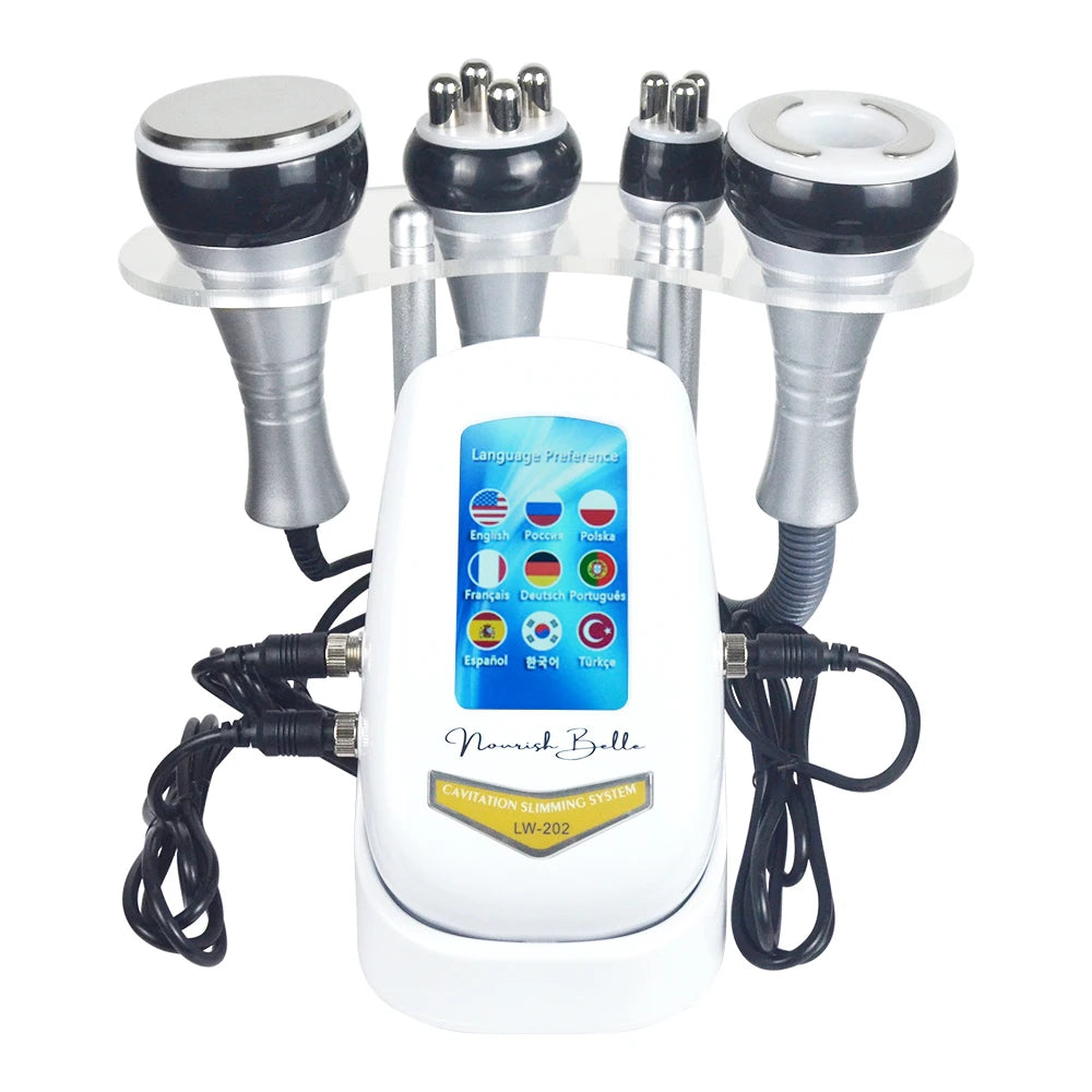 Nourishbel 4in1 40k KIM 8 Cavitation Machine, Fast Delivery in the United States, Will Present A Bottle of Gel as A Gift, US PLUG