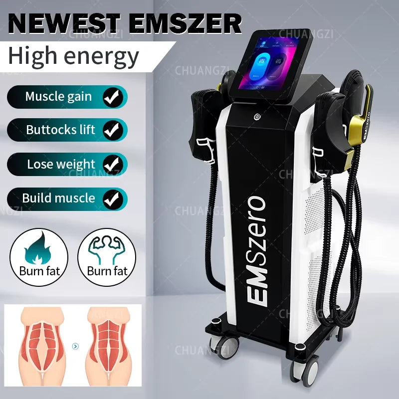 15 Tesla EMS Machine 6500W Muscle Stimulator Body Slimming Emszero Technology Sculpting Salon RF NOVA Abdomel
