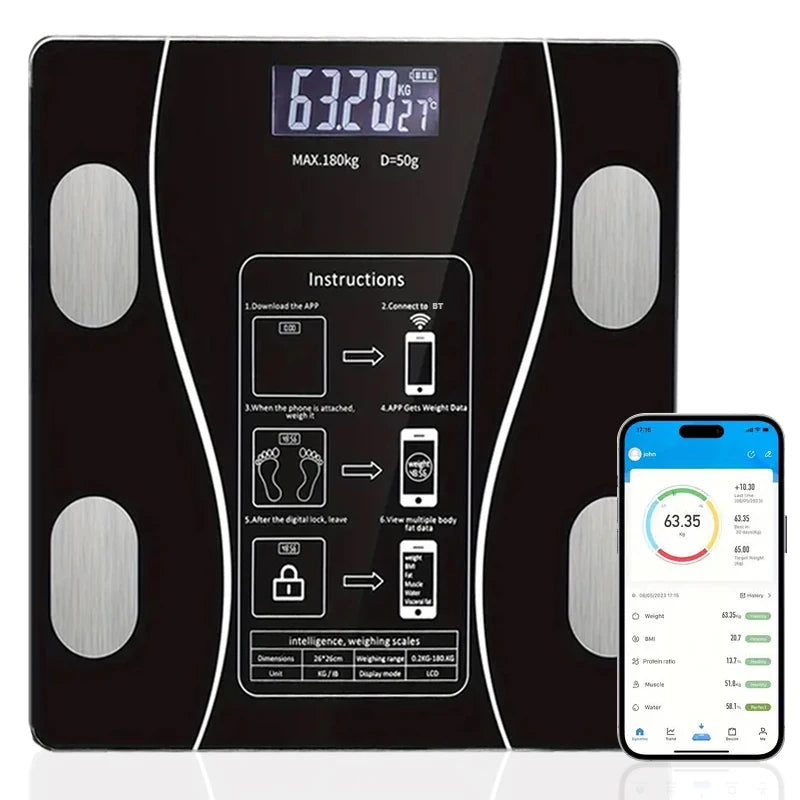 Weight Scale LED Special Electronic Body Fat Scale Professional Fat Smart Body Fat Scale for Weight Measurement Health Inquiry
