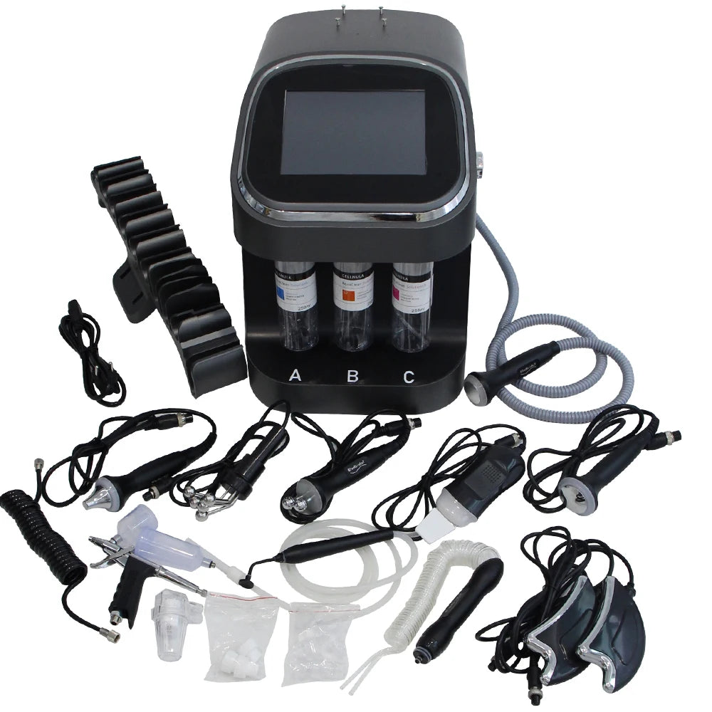AOKO Updated 10 in 1 Bubbles Skincare Facial spa Hydrogen Purification Face Cleaning Professional Beauty Machines