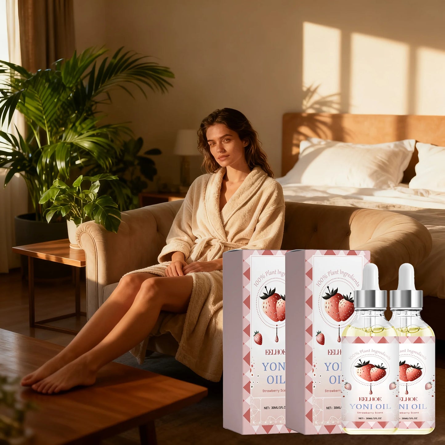 Women's Intimate Care Essential Oil Set - 2x1.01oz Odor Itching Relief Firming Sensitive Skin