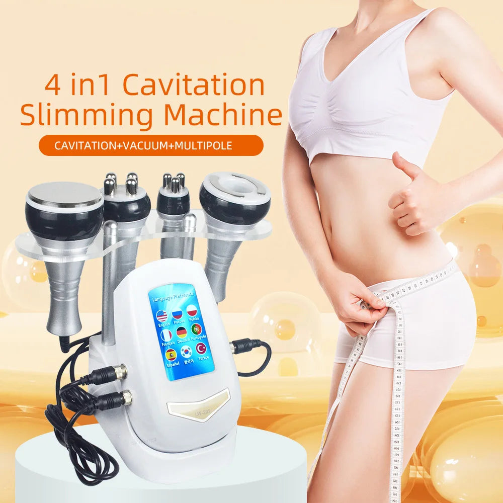 Nourishbel 4in1 40k KIM 8 Cavitation Machine, Fast Delivery in the United States, Will Present A Bottle of Gel as A Gift, US PLUG