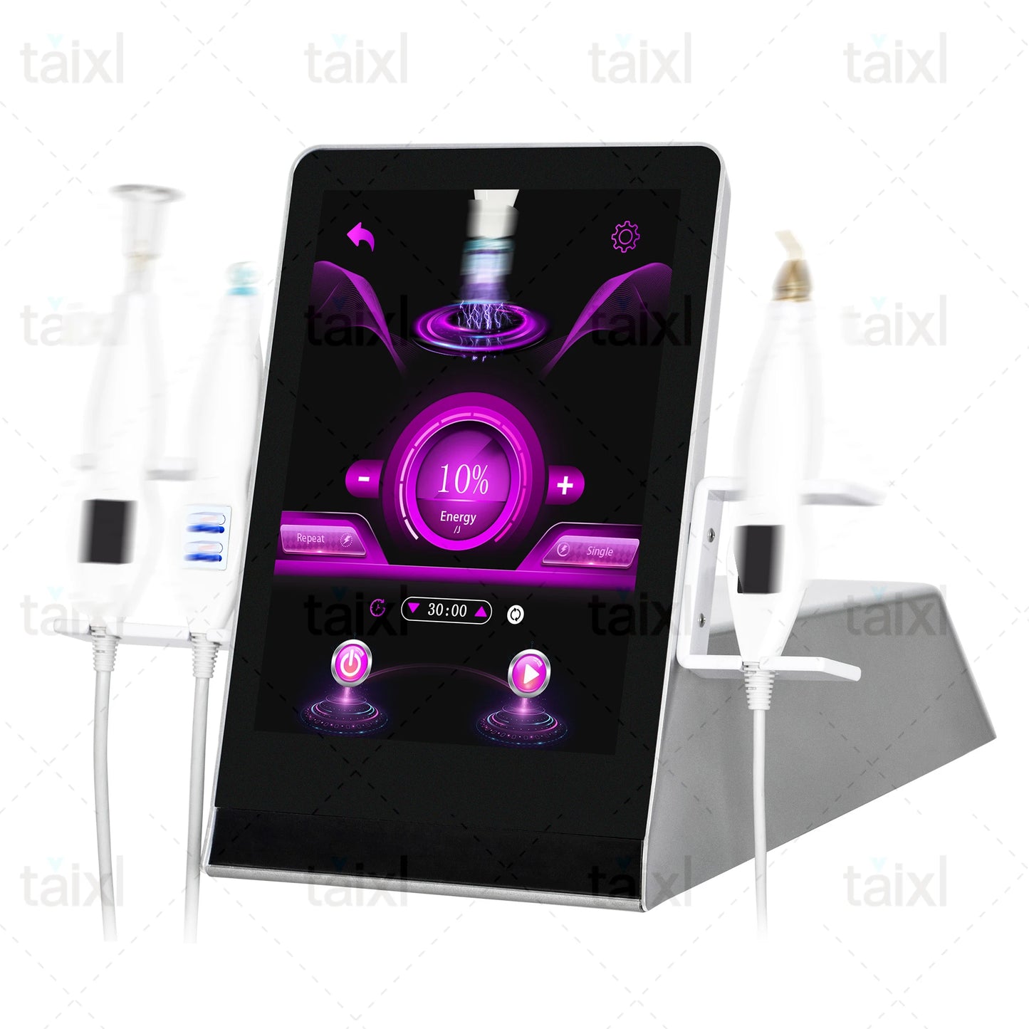 Cold Hot Plasma 8in1 Facial Machine Diamond Stamp Ozone Skin Rejuvenation Anti-Aging Acne Treatment RF Lifting Beauty Equipment