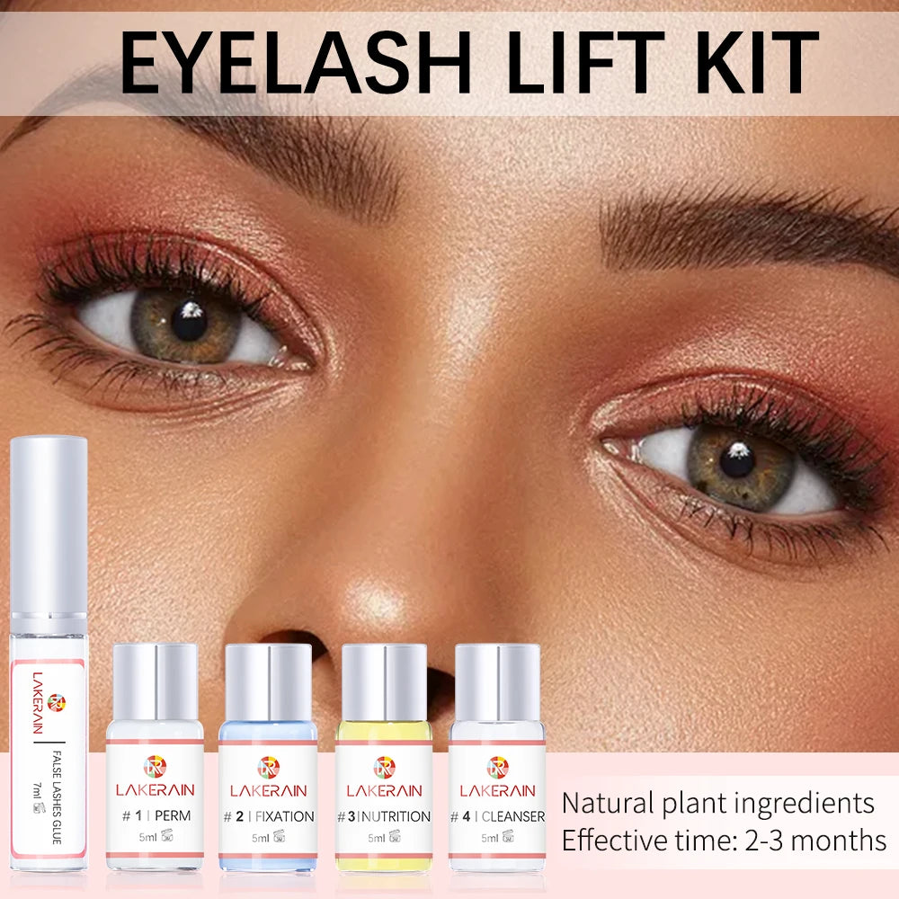 Lash Lift Kit Semi-Permanent Lasting Eyelash Lifting Perming Lotion Fixation Glue Curly Lasher Beauty Salon Home Use Pro Kit