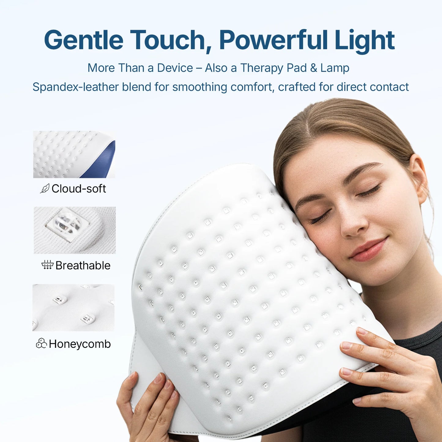 Hello Face L6 LED Light Therapy Mask, 720PCS  Infrared Light Therapy Device for Neck & Body, FSA/HSA Eligible Skincare