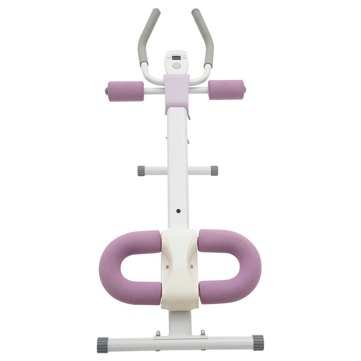 Foldable Abdominal Trainer Machine, Ab Workout Equipment with 2 Levels Incline & 5 Height Adjustable for Home Gym