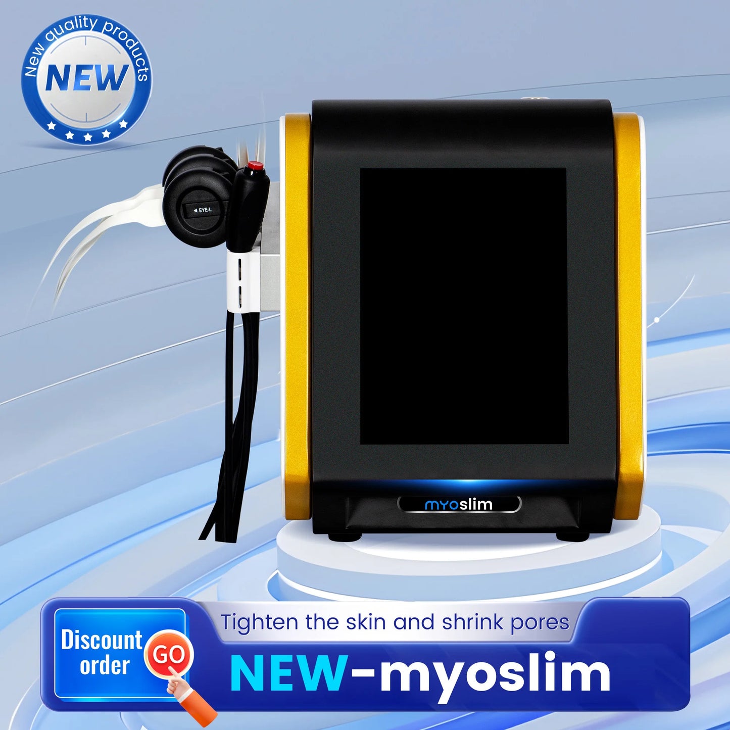 MYOslim EMS RF Electromagnetic Muscle Building Skin Firming Device Non-Invasive Face Lifting Wrinkle Removal Beauty Machine