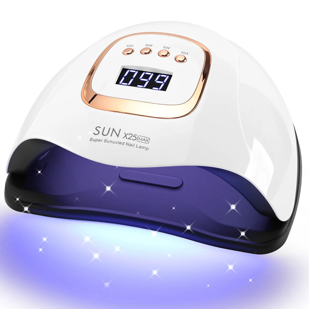 81LEDS UV Lamp for Nails Drying Quick Curing All Gel Nail Polish Professional Powerful UV Light Dryer Manicure  For Fingernails 10s/30s/60s/99s Timer LCD Screen
