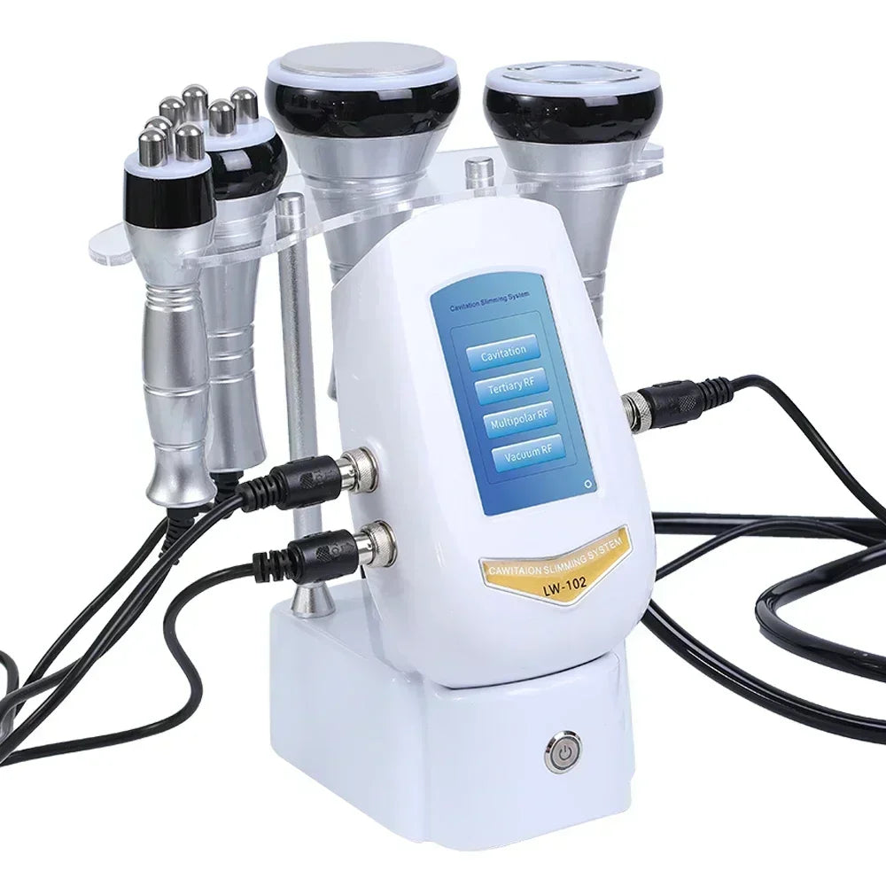 4 IN 1 40K  Ultrasonic Cavitation Vacuum Multi-pole Radiofrequency Beauty Weight Loss Instrument New Ultrasonic Liposuction Mach