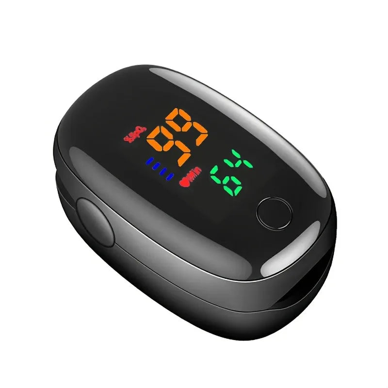 Digital Finger Pulse Oximeter LED Color Display Auto SPO2 Blood Oxygen Saturation PR Heart Rate Blood Oxygen Saturation Monitor